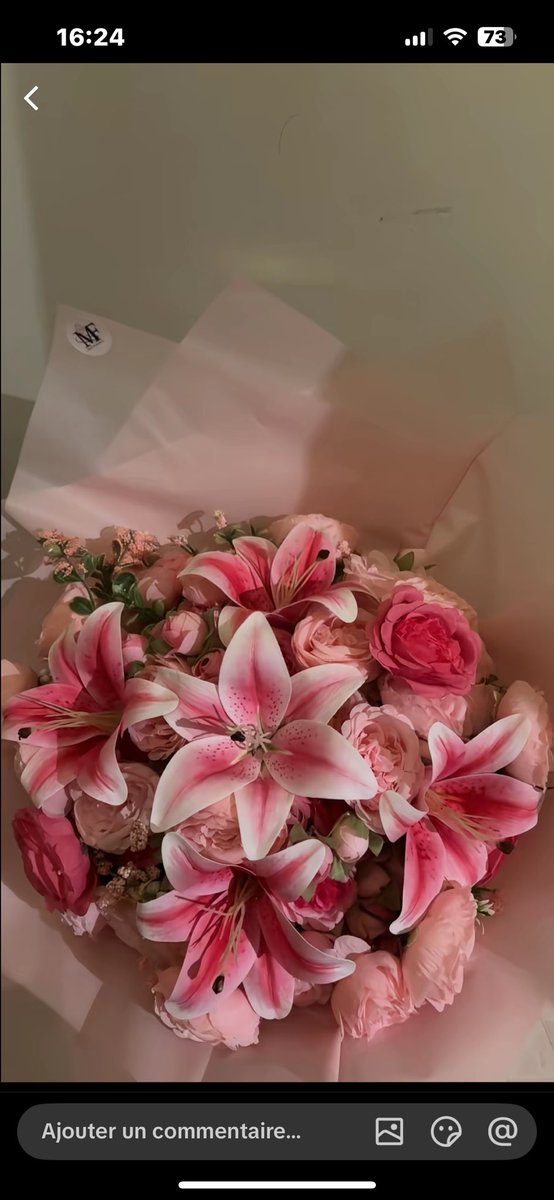 by_212i's tweet photo. Ça c’est du bouquet ( les lys meilleurs fleurs au monde au passage ) https://t.co/70gZjKppWU