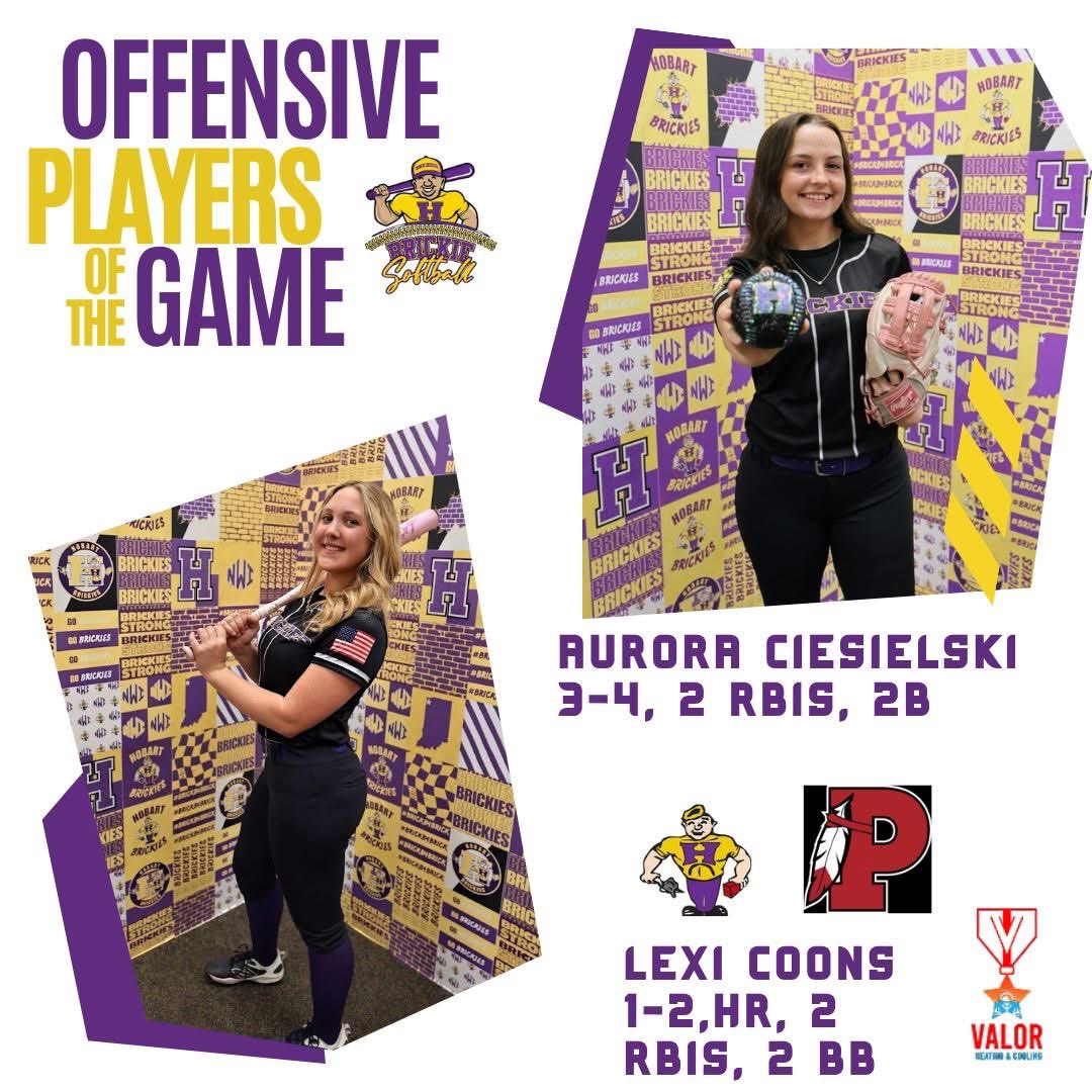 alexiscoons22's tweet photo. Sectionals game 1 offensive player of the game with @aciesielski17 💜💛 SO ready for game 2 tonight!!! 🧱 @BrickieSoftball @AthleticsHobart @scohbrickies @CoachJoshCoons @INMagicGoldSB @Rob_Coffel @zachlee1997 @MagicGoldSB @ExtraInningSB @JaydenMount @LineDsoftball @BrenttEads @los_stuff @PrepSoftball @KaylaLombardo11 @CaylanA_Elliott @USASoftball @IndianaPreps @nwi @NWINews @PostTribSports @MaxPreps @SoftbalAmerica @tagupSoftball @gatorjack72 @CoastRecruits @CoastRecruitsSB @chicagotribune @D1Softball @SBRRetweets @OKPreps