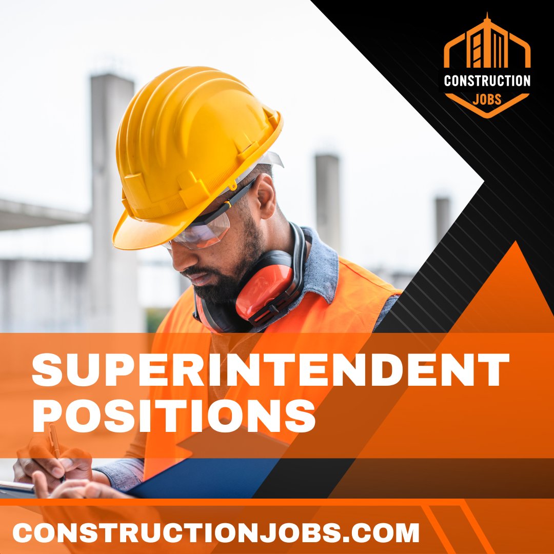 CJobs's tweet photo. CONSTRUCTION SUPERINTENDENT POSITIONS
Now hiring in CT, NC, VA, CO, FL, and more!

Don't wait apply today at https://t.co/sXm9Fry1Ud

#constructionjobs #jobboard #jobsearch #constructionsuperintendent https://t.co/SBMeIey5Oi