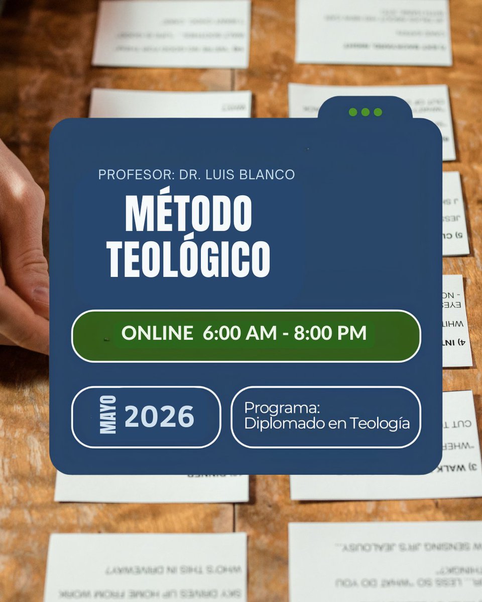 atevvenezuela's tweet photo. Hoy iniciamos la asignatura de manera Online: Método Teológico con el Dr. Luis Blanco. El tema a tratar es: ¿La Teología es o no un ciencia? Si quieres ser parte nuestras capacitaciones comunícate con nosotros. https://t.co/gDo9ujc4ew. https://t.co/XGZM5eZdyn
