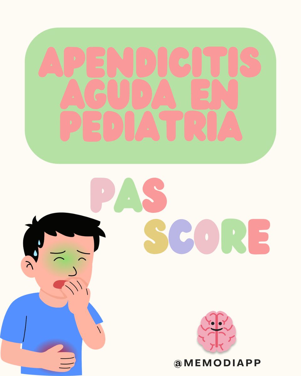 MemodiApp's tweet photo. A partir de la edad pediátrica, la primera causa de intervenciones quirúrgicas es la apendicitis aguda. Estudios revelan que la Escala PAS tiene un mejor valor predictivo para clasificar el riesgo.

Cir Pediatr. 2019; 32: 128-134 https://t.co/IhtZCnFb8y