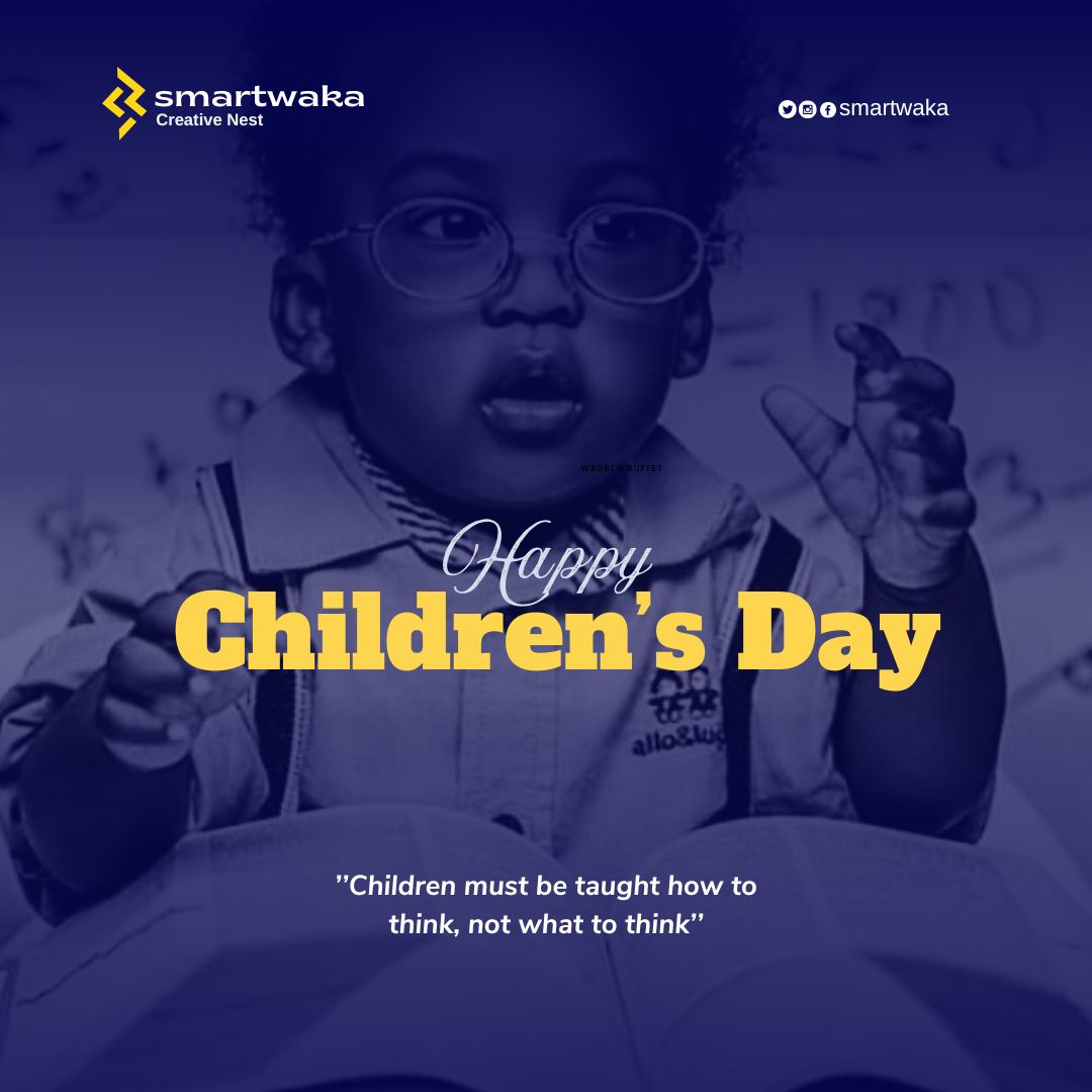smartwaka's tweet photo. Happy Children’s Day to every young dreamer, builder, and future innovator! 

The future belongs to children who are taught not just to memorize, but to think, create, solve problems, and believe in their ideas https://t.co/9euyZK2VJA