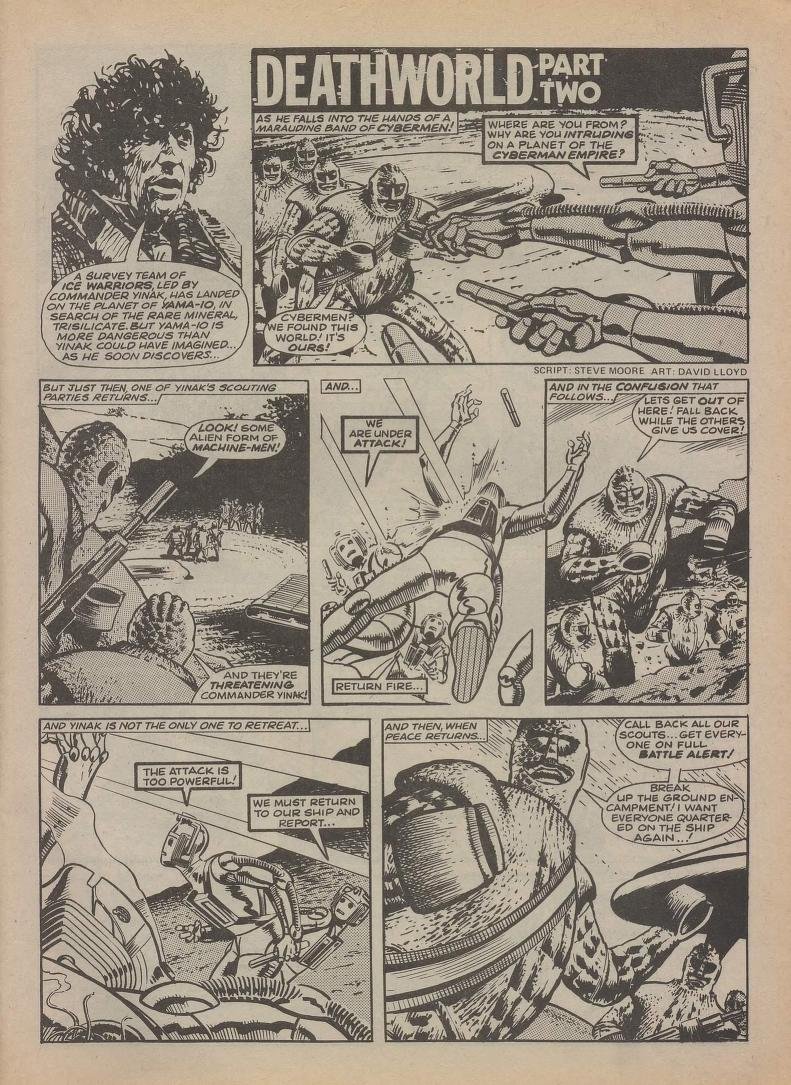 CommanderHales1's tweet photo. It always surprised me that, in all the time NuWho has sought to accomplish a spinoff that feels different from the main show yet appealing, I'm surprised they never considered taking a page out of the old Doctor Who Magazine backup stories and doing a monster anthology type deal https://t.co/fFaLSD4odd