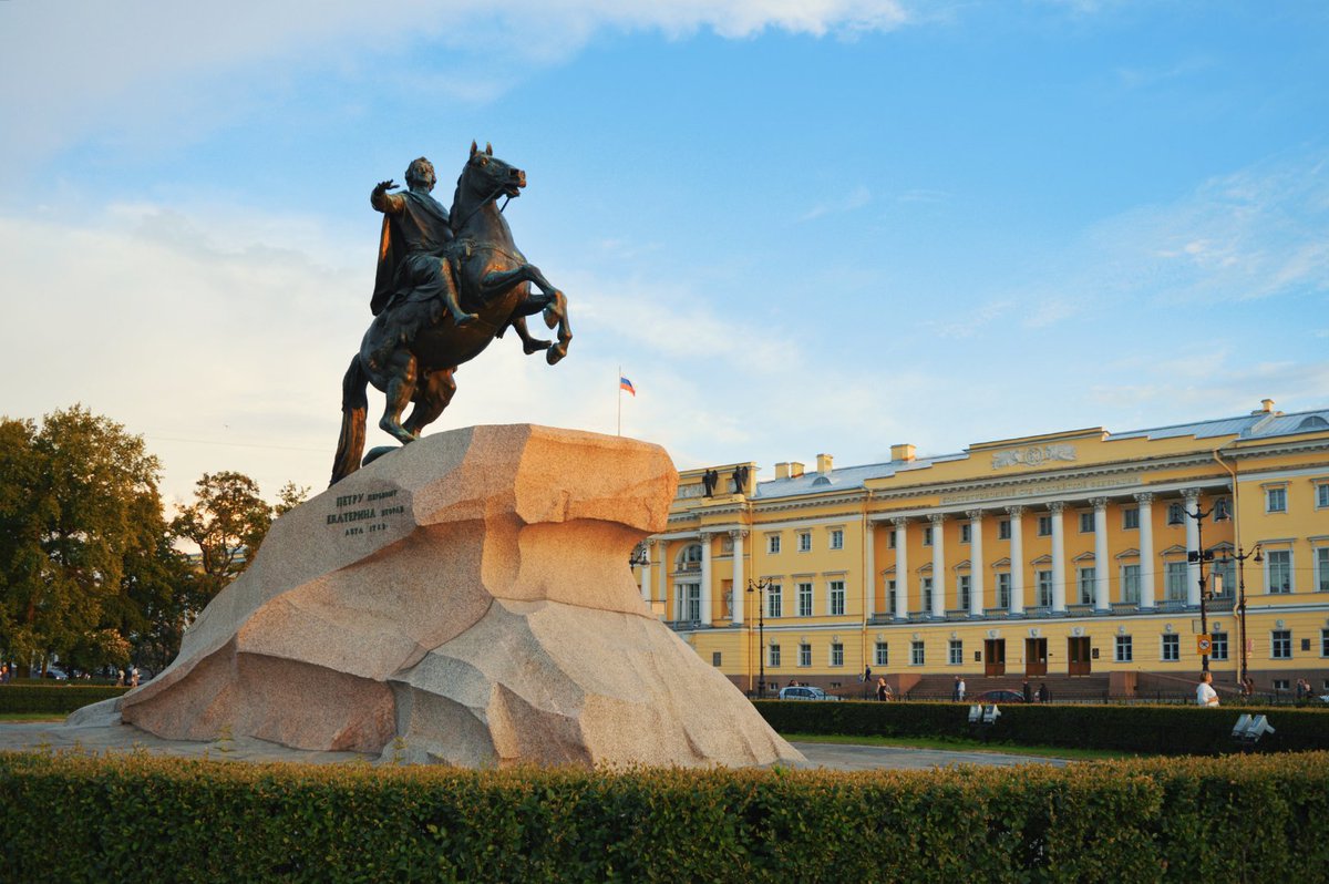 RussianEmbassy's tweet photo. #OTD in 1703, Saint Petersburg was founded by Peter the Great with the Peter &amp; Paul Fortress. 

Once capital of Russia (1712–1918), it’s now a cultural gem known for the Hermitage, canals, White Nights and iconic Neva drawbridges.

#VisitRussia 

https://t.co/tnjHimgkrK https://t.co/4diFdueyLZ
