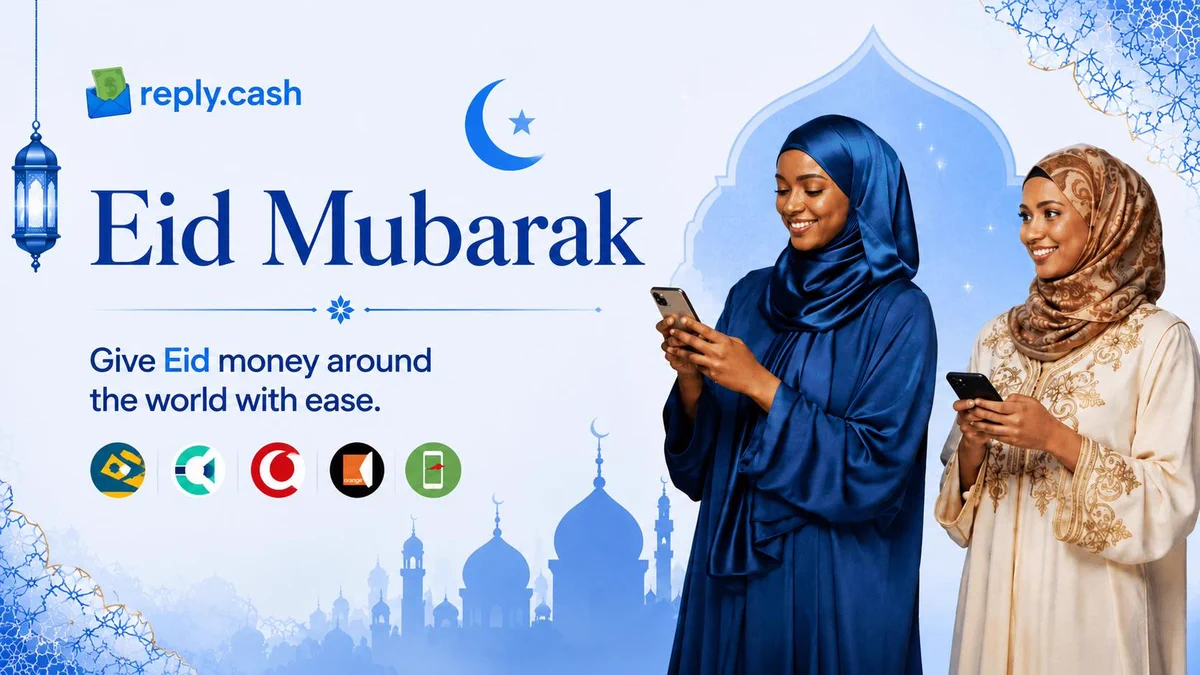 Eid Mubarak from the reply fam! It's never been easier to send $ for Qurbani for your family back home with reply.cash 