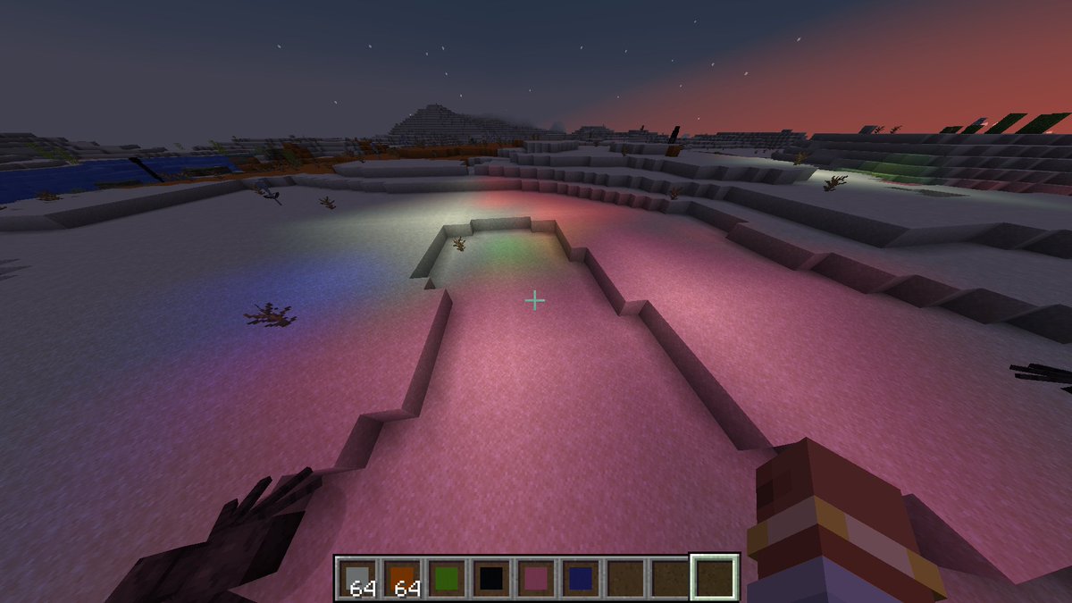 SunnyDeb_'s tweet photo. hola estoy intentando crear un mod de luces de colores 
lo vi de @amarillin10 esta totalmente inspirado en su idea y eufonia claro
por ahora tengo esa base la idea es que sea como el bloque de light pero con colores pues y alguna q otra cosita mas https://t.co/fvXem4cueq