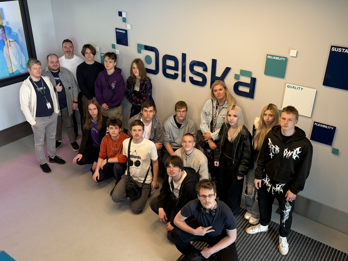 DelskaDC's tweet photo. Last week, Delska welcomed students from Jekabpils Tehnologiju tehnikums to its data centers in Riga!

The students had the opportunity to explore two of Delska’s six data centers, including the newly launched 10 MW AI-ready facility, and to learn from our IT experts during the Q&A session.

We are always happy to meet the future professionals of the IT world!

Check out the new data center: https://t.co/053vyjJPfD

#LatvianDataCenter #GreenDataCenter #ITFuture #CareerDay #StudentDay