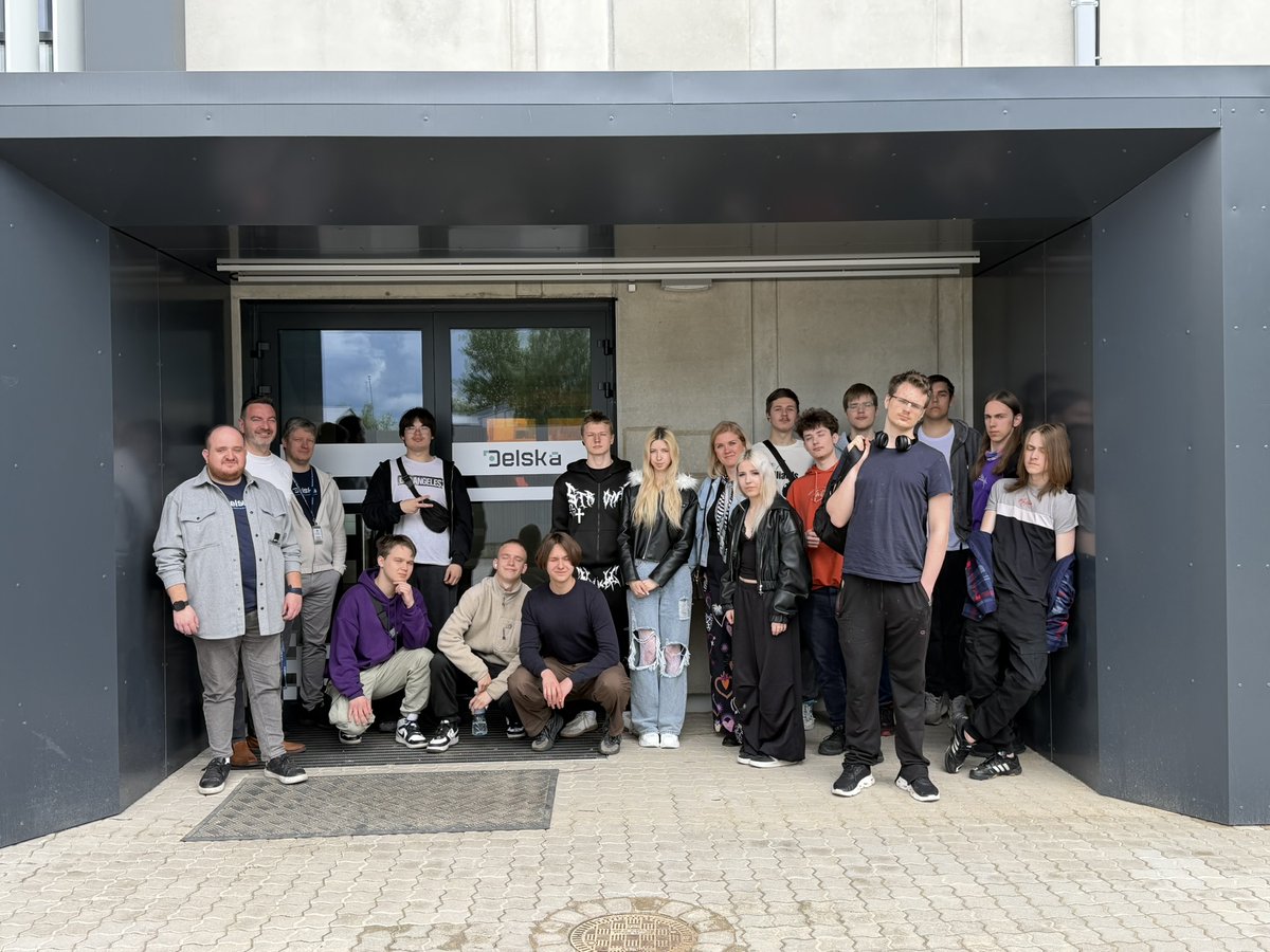 DelskaDC's tweet photo. Last week, Delska welcomed students from Jekabpils Tehnologiju tehnikums to its data centers in Riga!

The students had the opportunity to explore two of Delska’s six data centers, including the newly launched 10 MW AI-ready facility, and to learn from our IT experts during the Q&A session.

We are always happy to meet the future professionals of the IT world!

Check out the new data center: https://t.co/053vyjJPfD

#LatvianDataCenter #GreenDataCenter #ITFuture #CareerDay #StudentDay