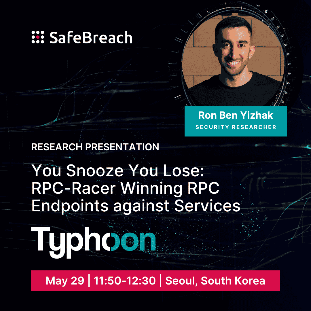 safebreach's tweet photo. Heading to TyphoonCon? Catch this session on May 29 | 11:50 AM–12:30 PM. SafeBreach Labs researcher Ron Ben Yizhak will reveal how racing services for RPC endpoints led to the discovery of two Microsoft-acknowledged vulnerabilities.
See you at TyphoonCon. https://t.co/6TLgy1b8bL https://t.co/ok7yChgrTI