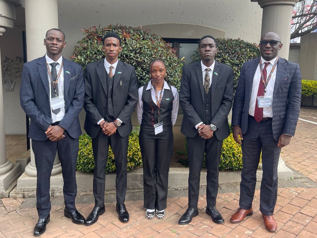 KULSA_Kabarak's tweet photo. #MootCourtExcellence
Our exceptional team, @_Amalak_, Abigael Tabrandy, and Austin Okinyi placed 2nd Runners-Up and won Best Memorial🎉 at the Manfred Lachs Space Law Moot in South Africa! Kudos to the team and coach Levy Masinde for flying the Kabarak flag high!
#KabarakPride https://t.co/Beb2z4pQ4a