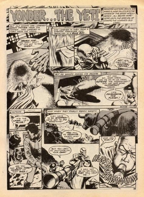 CommanderHales1's tweet photo. It always surprised me that, in all the time NuWho has sought to accomplish a spinoff that feels different from the main show yet appealing, I'm surprised they never considered taking a page out of the old Doctor Who Magazine backup stories and doing a monster anthology type deal https://t.co/fFaLSD4odd