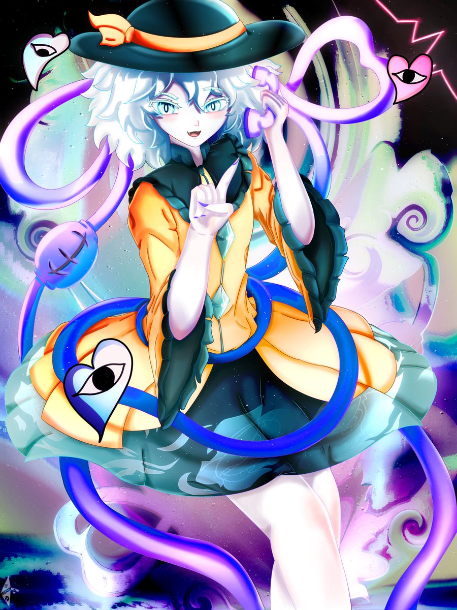 Rhapsody_XY's tweet photo. 💚Lucid Dream Koishi👁️‍🗨️💙

#KoishiKomeiji
#東方Project
#古明地こいし
#Fanart https://t.co/g6IRlzlzyd