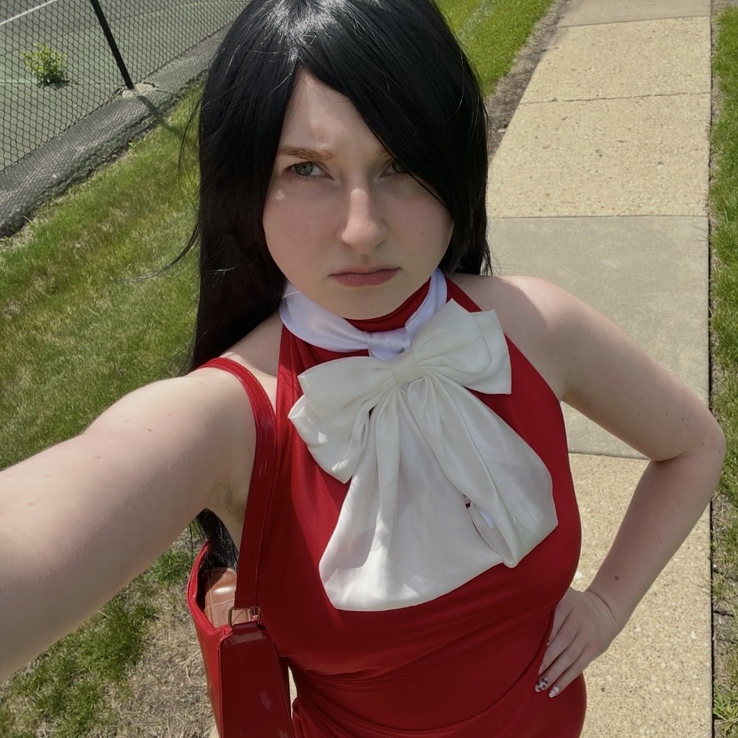 evanstonryn's tweet photo. combo breaker 2026 cosplay lineup in retrospect! had so much fun as chipp, sharon, and elphelt 💗💗💗 met so many cool people and had a great time. out of cosplay pic at the end in case we met then :3 if you have any pics with or of me pleaseee lmk!!! 

cb2026 https://t.co/4fOyfef2dK