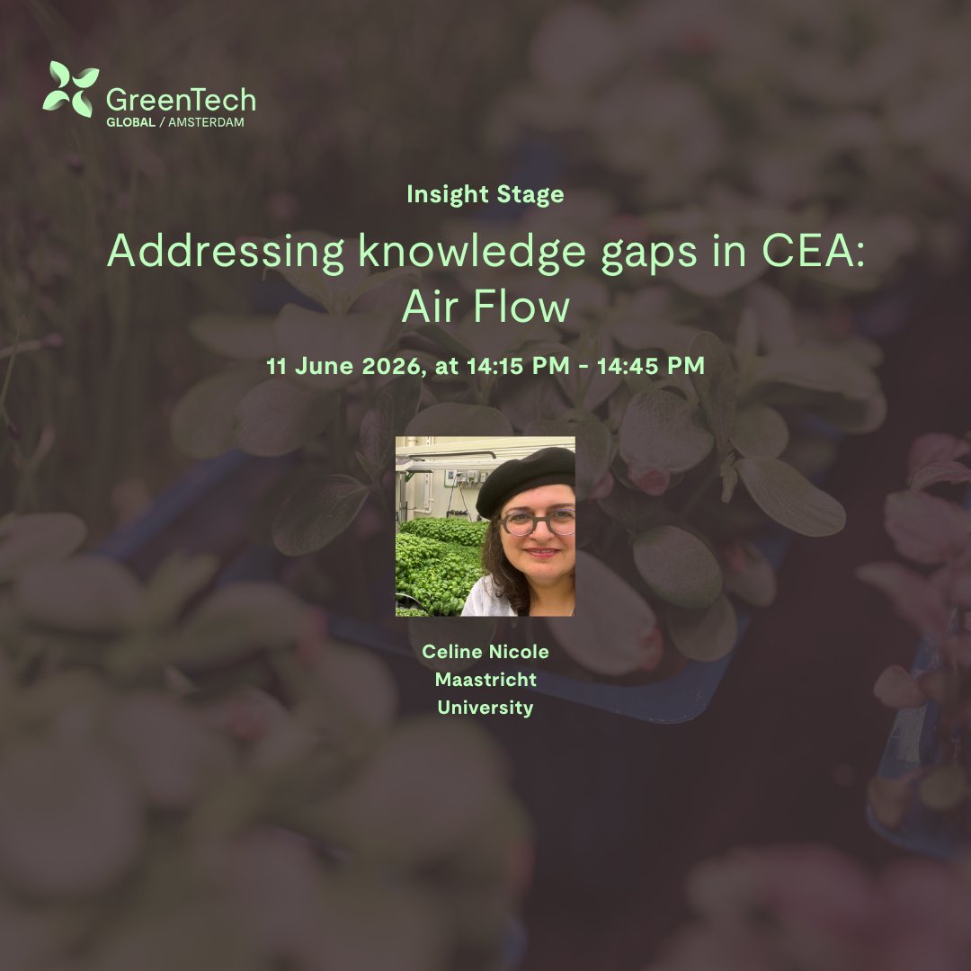 GreenTechRAI's tweet photo. By using resources more efficiently , growers can produce healthy, crops while protecting our planet. From smart technology to sustainable practices, it enables a more resilient and future-proof industry.

Don’t forget to register your visitor ticket: https://t.co/mMICWqLi75
#CEA https://t.co/ldIpz5xvpW