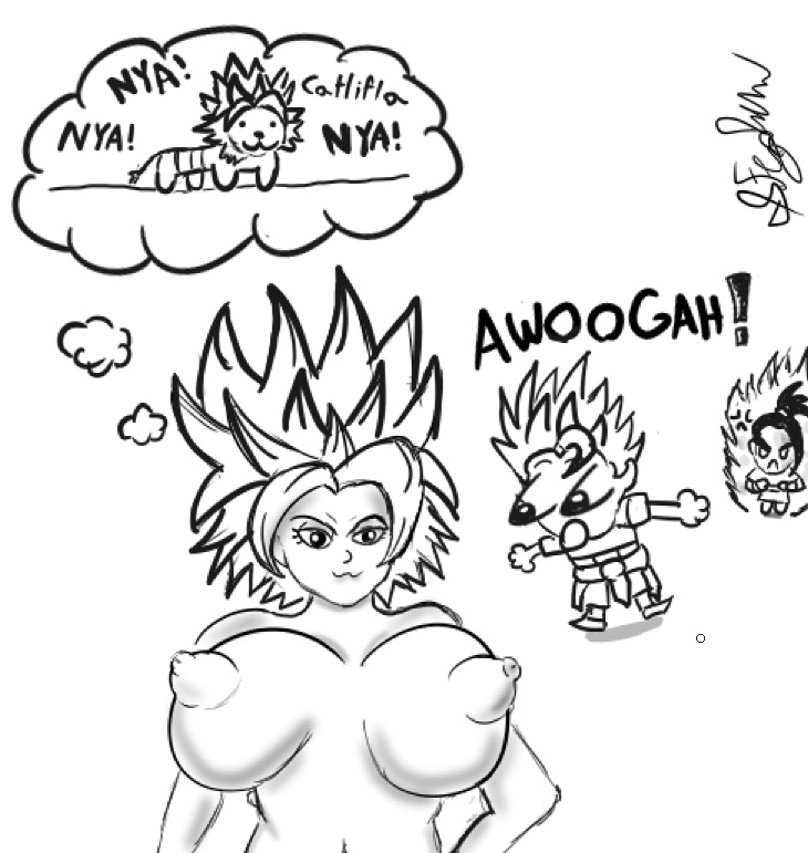 SoundofOrion's tweet photo. She think simple thoughts :) 

[Art by Me]

#Cabba #Caulifla #Dragonballsuper https://t.co/NdjhQbL8rx