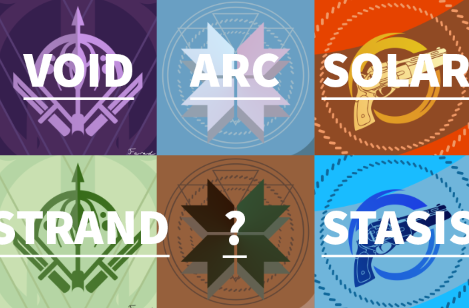 Mulcrahzy's tweet photo. @JakeParkerLIVE From a design perspective, I always thought the 3rd darkness subclass was going to be something related to Resonant energy, like the dark orange on VoD raid weapons, as we get the Strand and Stasis colors from inverting Void and Solar. https://t.co/iVc8rNoIQb