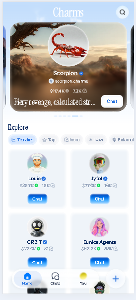 _pennygrey's tweet photo. Been experimenting with AI character creation on Charms AI and just made 4 characters.

As an artist, I’m curious about blending visuals, personality, and storytelling into interactive characters.

Still exploring, but this feels exciting already 👀 https://t.co/b2G0NDRQRA