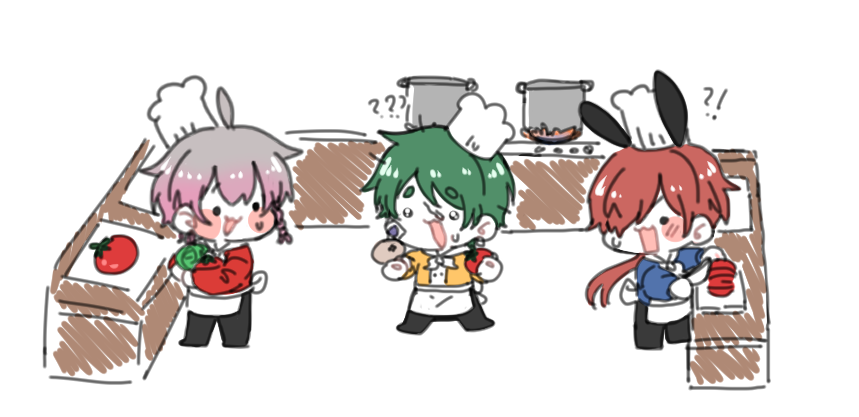 rhachlrh1's tweet photo. #やもあーと #めん処出満 #美術缶

Overcoocked している3人可愛かった.. https://t.co/VM4rpVa41J