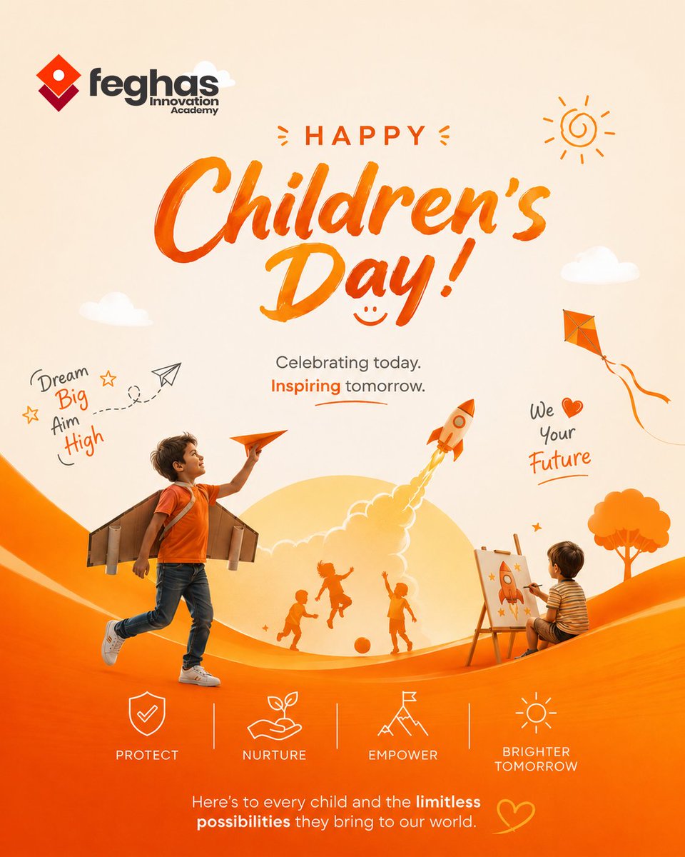 FIAcademy1's tweet photo. A little late, but still loud with love 💛
Because when it comes to celebrating our little stars, better late than never still counts.

Happy Children’s Day to every dreamer, giggler, and future world-changer 🌟
FIA celebrates you today and always.

#ChildrensDay #FIA #FutureLead https://t.co/Ml7nw2IN1g