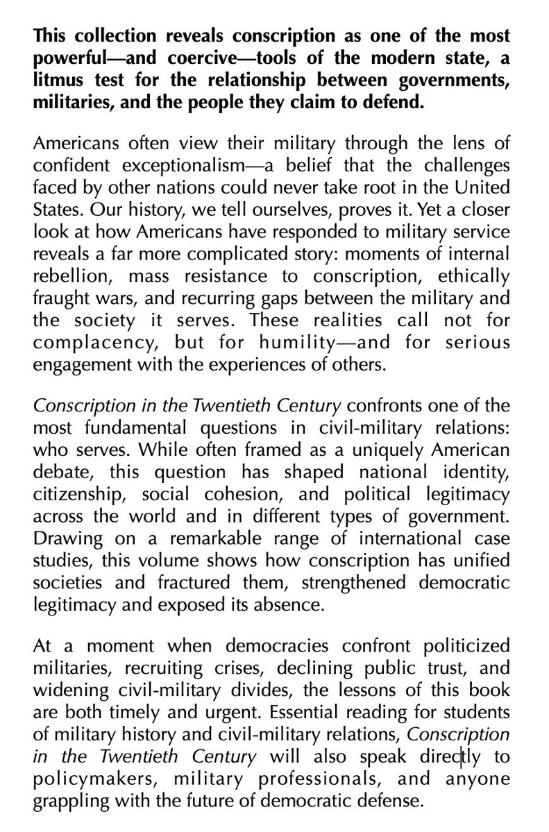 flr_louis's tweet photo. Amy J. Rutenberg (ed.) - Conscription in the Twentieth Century

Coercion and Resistance in Global Perspective

À paraître en novembre aux UKP https://t.co/IHolbIgI7A