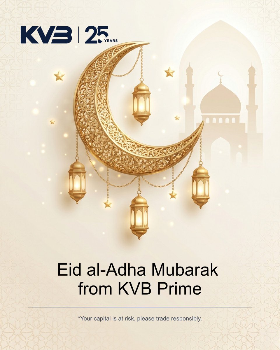kvb_india's tweet photo. Eid al-Adha Mubarak from KVB Prime!
Wishing you a joyful and peaceful Eid filled with blessings and success. 🤍
Eid Mubarak!
#EidAlAdha #EidMubarak #KVBPrime #BlessedEid #Celebration #Peace #Prosperity #Unity #HolidayGreetings #Eid2026 https://t.co/rWW0uO6Vc9