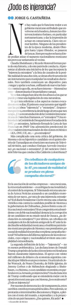 Jorge Castañeda tweet media