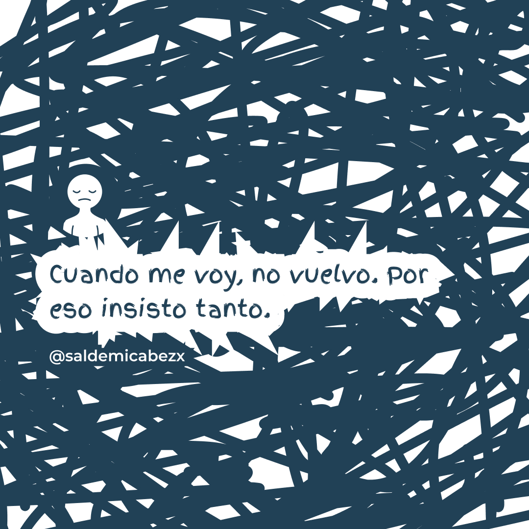 Sal de mi cabeza tweet media