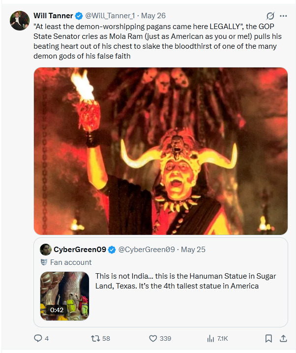 CoHNA (Coalition of Hindus of North America) tweet media