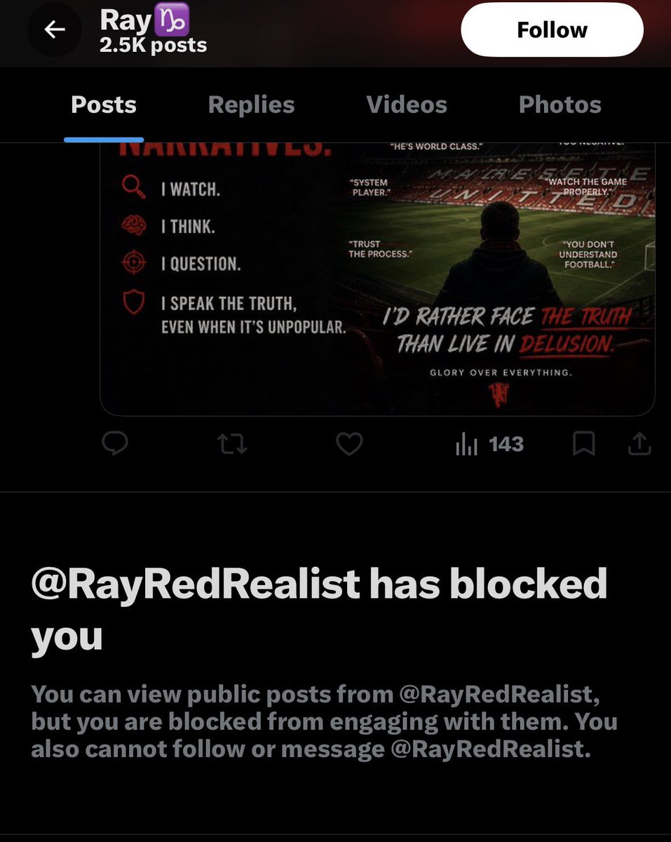 utd_ice_'s tweet photo. Hey @RayRedRealist I don’t even need to insult you to pull the trigger 

You just have unstable home and there’s no happiness there 

I suggest you try therapy session https://t.co/eI7G4FXOsH