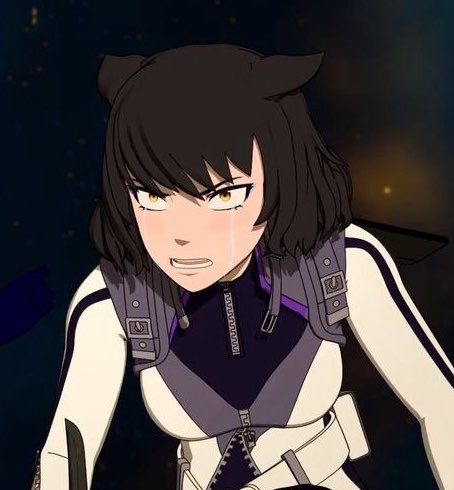 schnnees's tweet photo. Blake with her ears rolled back 🥺 #rwby https://t.co/OB4VCP4R1x