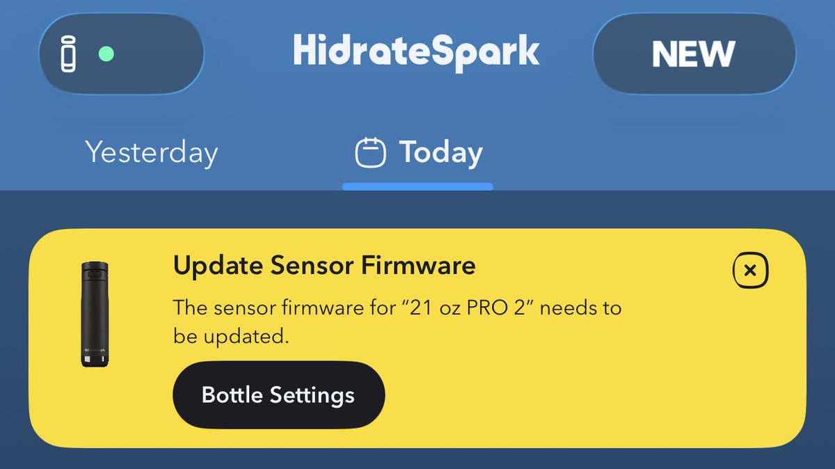 tekmaven's tweet photo. My water bottle just got a software update https://t.co/qJirR4Hzao