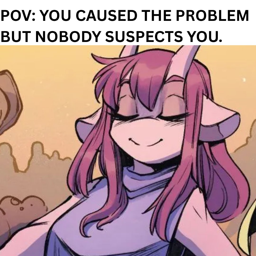 TheAMPingAround's tweet photo. Caused the problem. 🔥👀
Stayed for the investigation. 😌👀

Read the wonderful @ParapsychComic at https://t.co/RFu3tXH8yt.

And be sure to support the artist and team there as well!

#meme #animememe #animeart #furry #furryart #furryfandom https://t.co/x37QK6OzSK