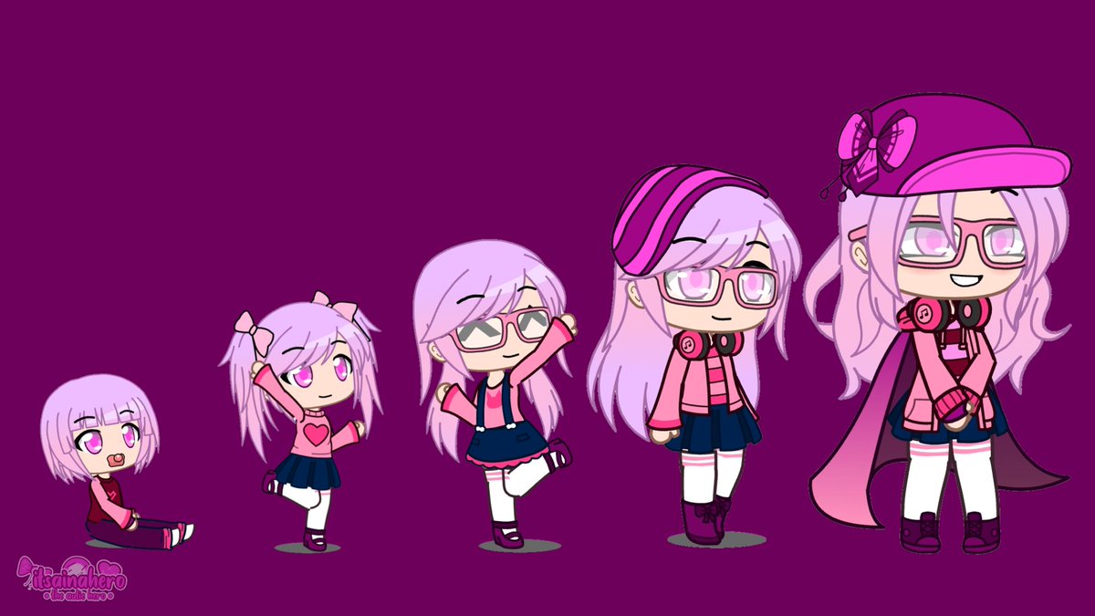 ItsAinaHero's tweet photo. the pink heroes' life stage! 💖🎀

#itsainahero 
#gachaclub #gachaedit #myoc https://t.co/rdk5ibMwtx
