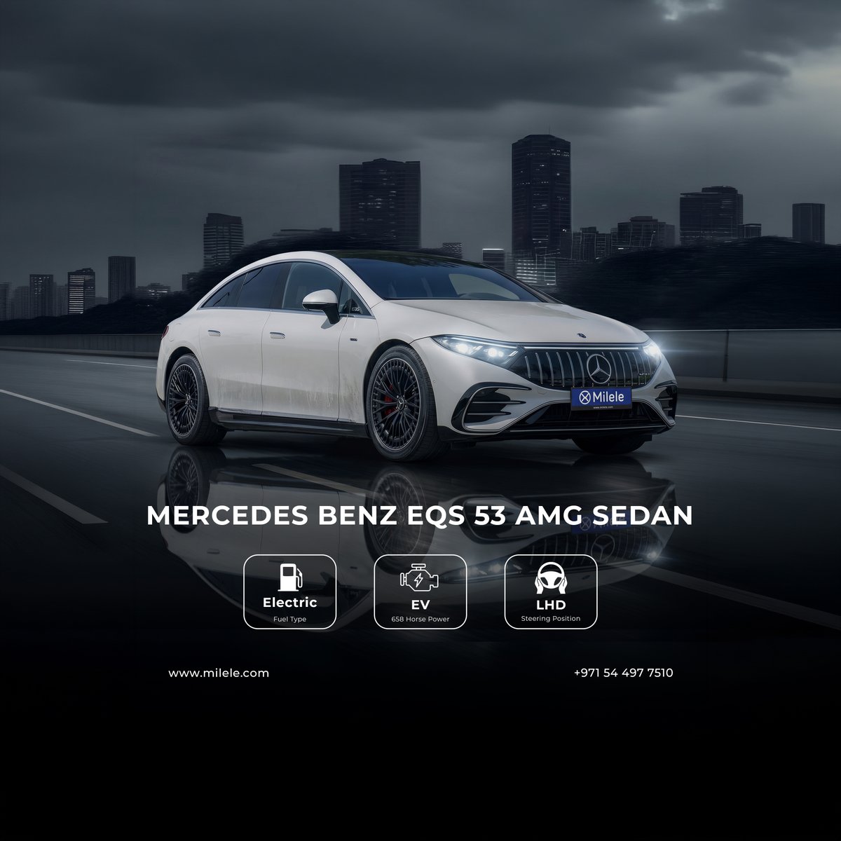 Milele_Corp's tweet photo. Meet the EQS 53 AMG. 658 horsepower. Zero noise. π€«
Contact us: +971 54 497 7510
#MercedesEQS #EQS53 #AMG #MercedesAMG #ElectricLuxury #LuxurySedan #EVlife #MileleMotors #DubaiCars #LuxuryCarsDubai #UAECars #ExportReady https://t.co/HkZJnddkbS
