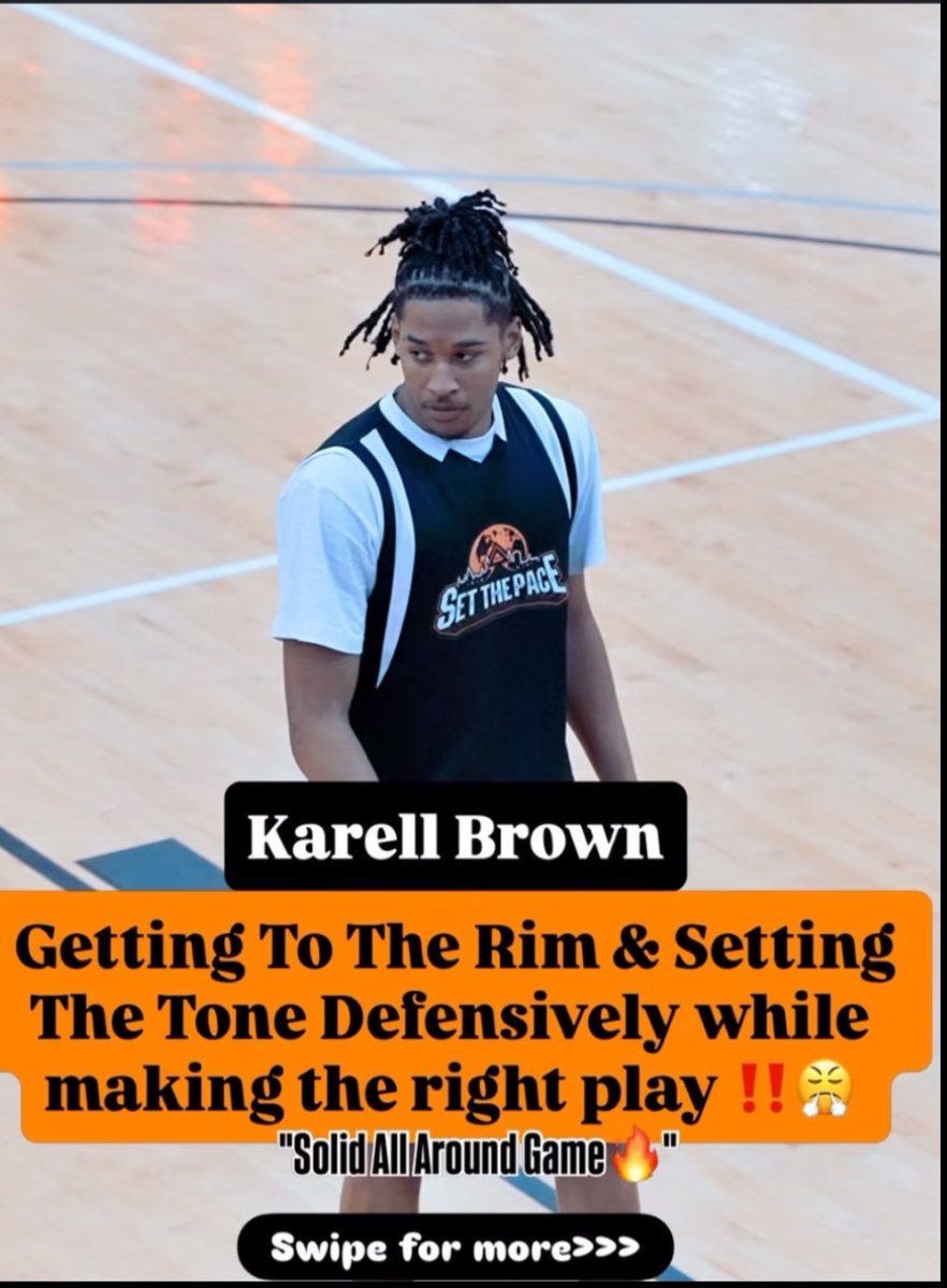 KarellBrown11's tweet photo. Some film from spring jam fest in PA, learning how to become a true combo guard and getting better every weekend! ‼️🏀 https://t.co/4zGyRMnOGn