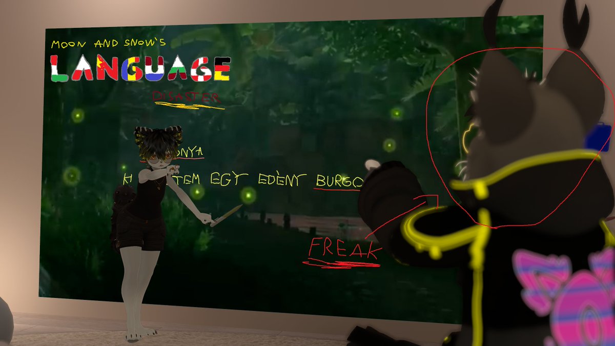 PixelSyncVRC's tweet photo. Moon and Snow's Language Disaster: Backwards Edition is happening once again this Thursday 29th May at 18:00 CEST!!

More info at https://t.co/lRerqKl7m9 📚

#VRChat #Group #Event https://t.co/7ya7vdm0RF