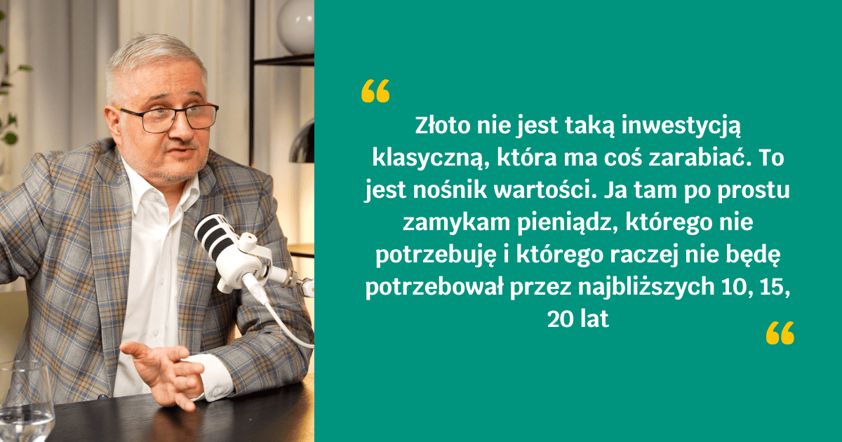 GoldsaverPL's tweet photo. Złoto to nie spekulacja, to nośnik wartości na dekady. W premierowym odcinku podcastu Goldsaver Talks @MaciejSamcik stawia sprawę jasno: 

„Ja tam po prostu zamykam pieniądz, którego nie potrzebuję i którego raczej nie będę potrzebował przez najbliższych 10, 15, 20 lat”.

Jak podejść do finansów osobistych na luzie, ale z głową? Sprawdź naszą rozmowę! 👇

🎬 YT: https://t.co/NUfrBNktbO
🎧 Spotify: https://t.co/8MOvFTtHKG