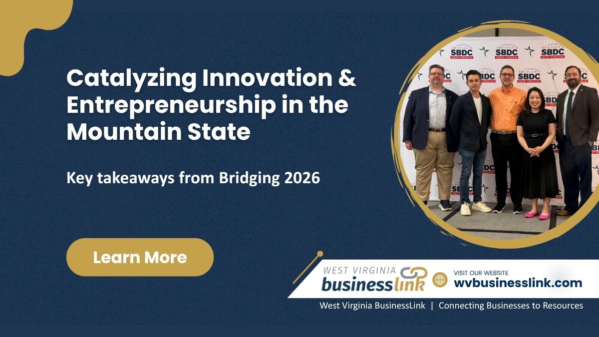 WVBusinessLink's tweet photo. Bridging Innovation Week 2026 kicked off in Morgantown last month. It proved to be a landmark event for West Virginia's entrepreneurial future. 
Check out the recap. 👉 https://t.co/ktsETkhMDY https://t.co/CCvWwWfbhl