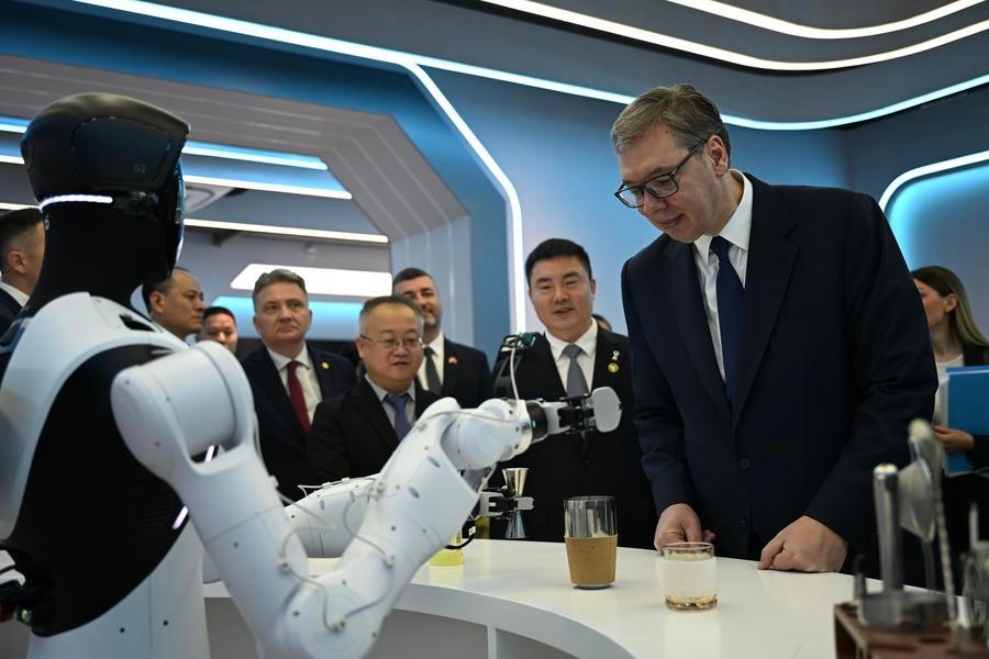 XHNews's tweet photo. China-Serbia cooperation deepens through industrial revival, infrastructure connectivity and emerging-sector partnerships as ties enter a new phase https://t.co/uWKHTaBhi5 https://t.co/YPMQ0KAoLY