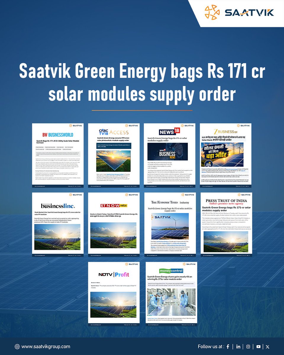 Satwik Solar Saatvik Solar (@SaatvikSolar) / Posts / X