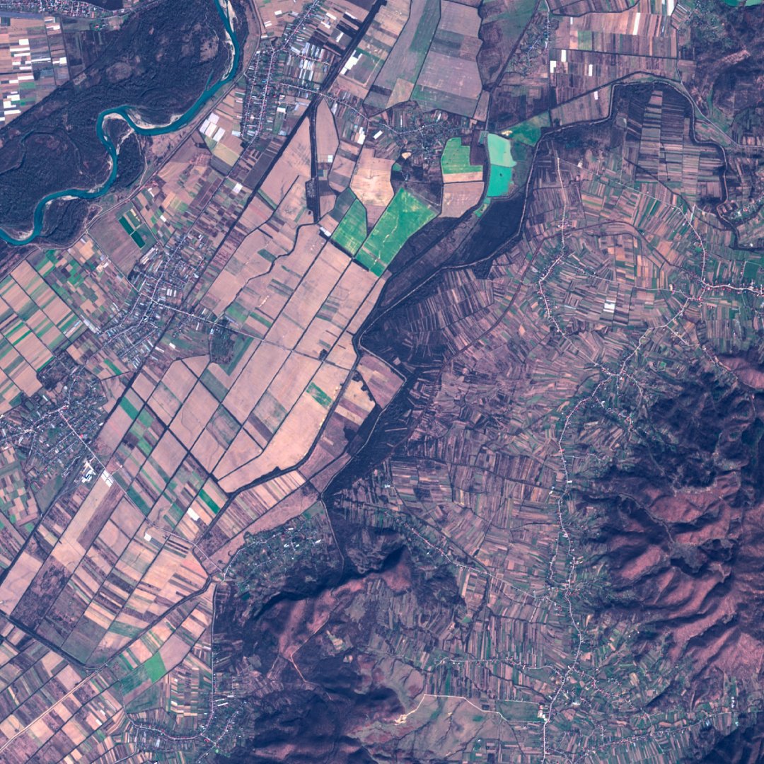 SatAgroPL's tweet photo. [1/3] Na zdjęciu wykonanym przez Sentinel-2 🛰️ widoczne jest pogranicze Ukrainy 🇺🇦 (północno-zachodnia część zdjęcia) i Rumunii 🇷🇴 (południowo-wschodnia część) 📸.

Obraz Sentinel-2 z dnia 06/03/2025
ESA - European Space Agency / Copernicus EU https://t.co/wlDLFMUGbC
