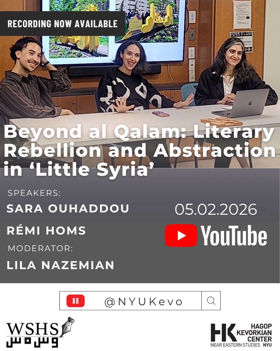 NYU Kevorkian Center tweet media