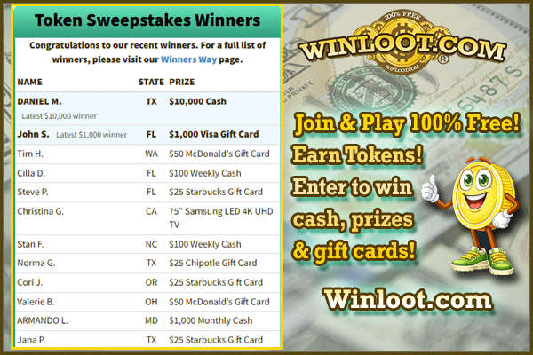 Winloot's tweet photo. Don't miss your chance to be one of the next lucky #winners!🏆

✔️Play Winloot: https://t.co/IDscWTV7NQ
✔️Earn Tokens!
✔️Enter to #win prizes!
💯100% FREE!🆓 https://t.co/OCXyMJ3Azm