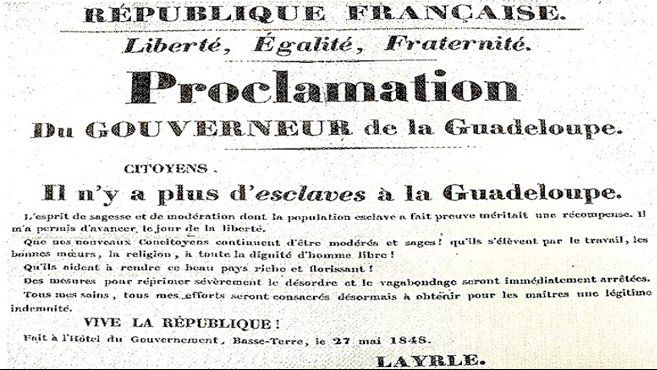 guadeloupela1e's tweet photo. ⛓️‍💥⛓️‍💥 Il y a 178 ans, l’esclavage était aboli en Guadeloupe ➕ d'infos 👉🏾 https://t.co/85xlrzXXRm https://t.co/dVIG43E5Fj
