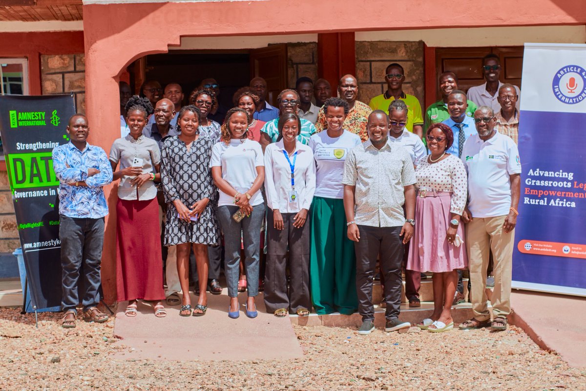 ipdr_kenya's tweet photo. IPDR joined fellow CSOs in Lodwar for a training on “Data Protection in the Civic Space” hosted by Article 43 &amp; Amnesty International Kenya. The session strengthened our commitment to ethical, secure, and community-centered data handling in Turkana.
@TheBrookeEA 
#IPDR https://t.co/EOJ6AXBwdg