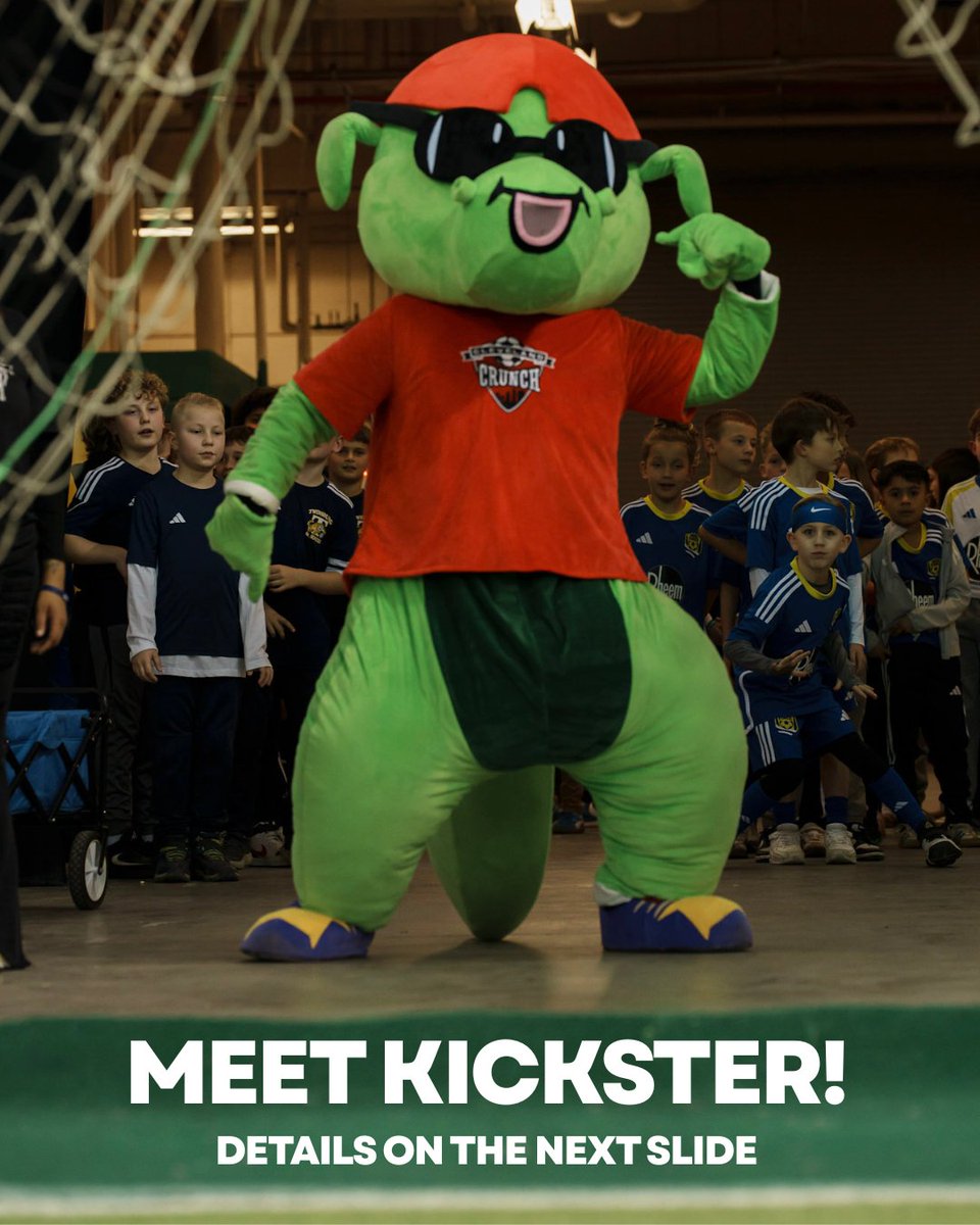 clecrunch's tweet photo. We’re teaming up with Great Northern Mall and @GreenieCards for a special Kickster Meet & Greet this June! ⚽️🎉

Join us on Saturday, June 13, from 12–3 p.m. at the Great Northern Card Show, where Kickster, the Official Cleveland Crunch mascot, will be taking photos, signing autographs, and meeting fans all afternoon.

We hope to see you there!