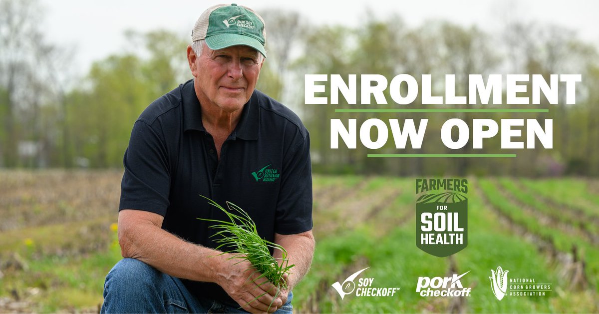 SoyCheckoff's tweet photo. USB farmer-leader Jim Douglas knows cover crops pay off. Now @FarmersforSoil is making it easier to get started: $35/acre, one-year contracts, local technical support. 

Enroll by Aug. 31: https://t.co/SN4uubaeZ2 https://t.co/52WGDJ1GRO