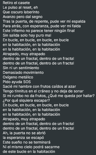 sandro114's tweet photo. En bucle en la habitación // Looping the Rooms (Loop the Rooms) (cover español no tan shitpost esta vez): https://t.co/ETIi1WwPbW https://t.co/MggX96GNor