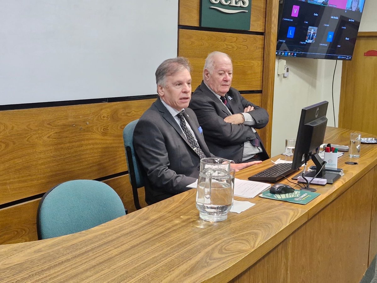 sigenarg's tweet photo. 🗣️El titular de SIGEN disertó sobre el sistema de control interno nacional en la Universidad de Ciencias Empresariales y Sociales. https://t.co/lSWhA4F51F