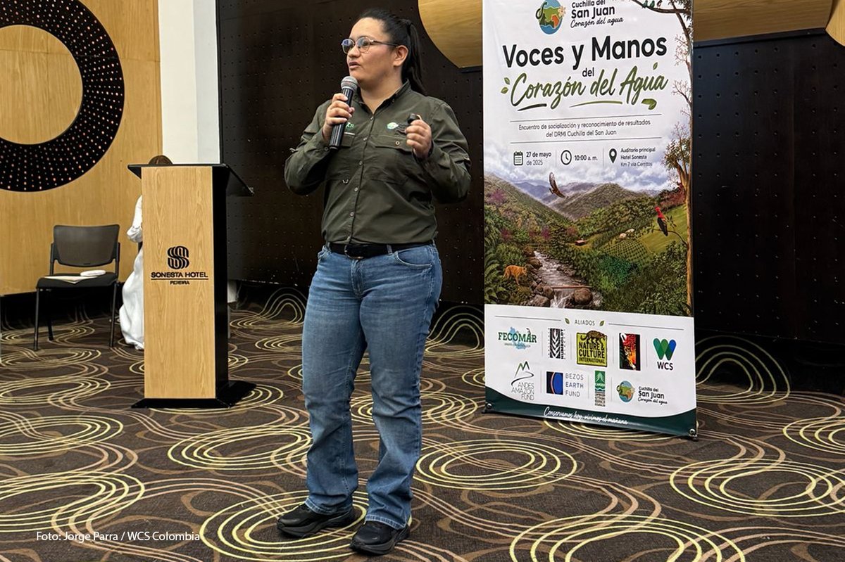 WCSColombia's tweet photo. 🙌 Un proceso construido colectivamente y que sigue creciendo gracias al compromiso de comunidades, organizaciones e instituciones del territorio. Como lo expresó Cristina Jaramillo, de Fecomar: “Cada una de sus manos y voces han permitido consolidar este proceso”. https://t.co/IQKEISsgWA